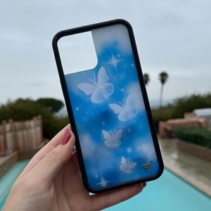 Wildflower Blue Butterfly iPhone 10 Case